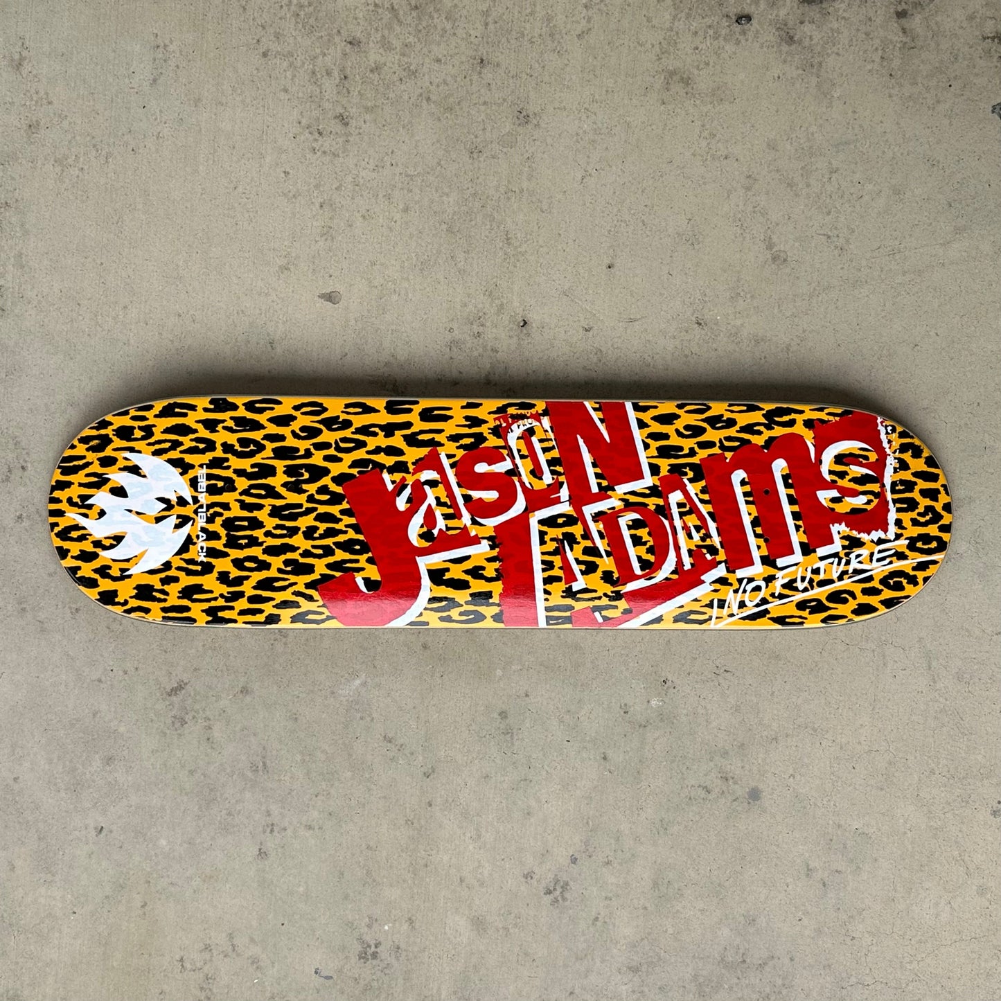 Vintage Black Label Skateboards Jason Adams No Future Model 2001