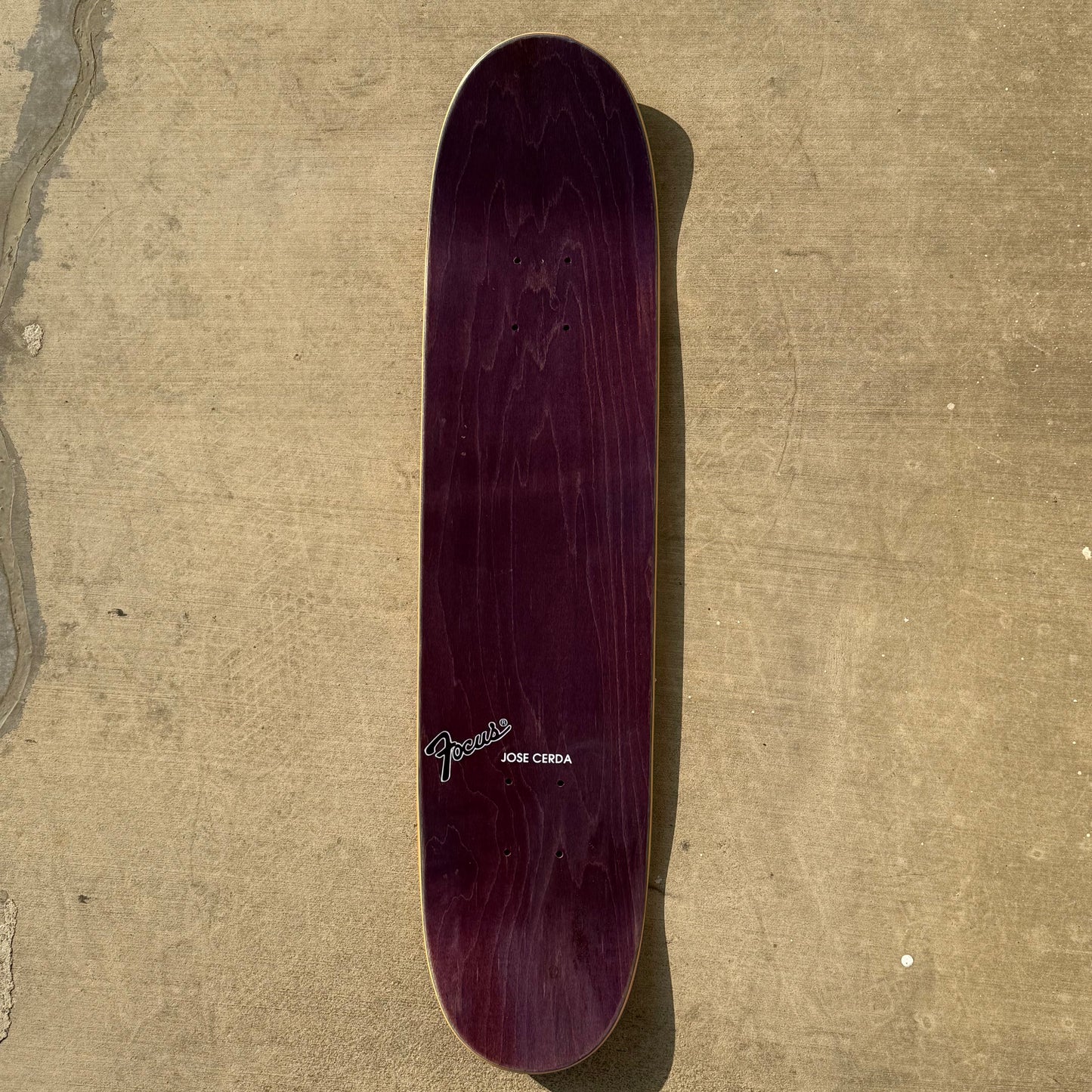 Vintage Focus Skateboards Jose Cerda Bob Marley Confrontation Model 1994