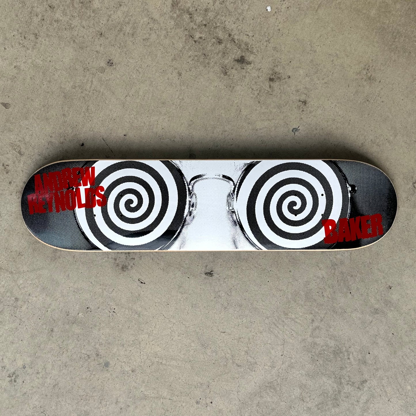 Vintage Baker Skateboards Andrew Reynolds Hypnotized Model