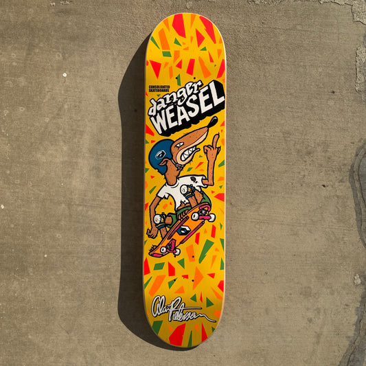 Vintage Consolidated Skateboards Alan Petersen Danger Weasel Model 2004