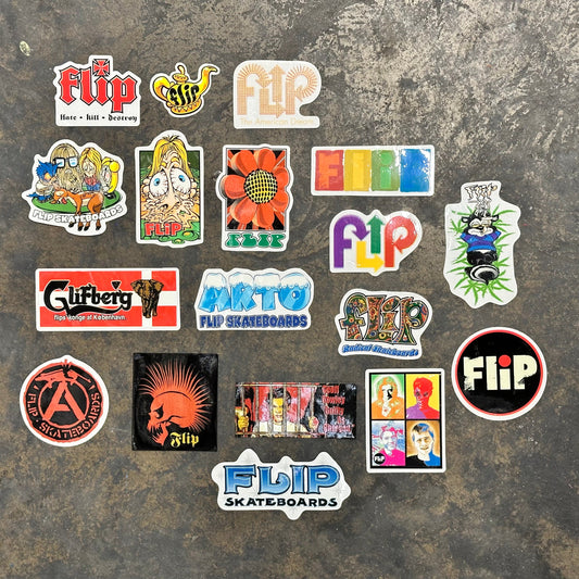 Vintage Sticker Pack Flip Skateboards Tom Penny, Geoff Rowley, Arto, Rune...