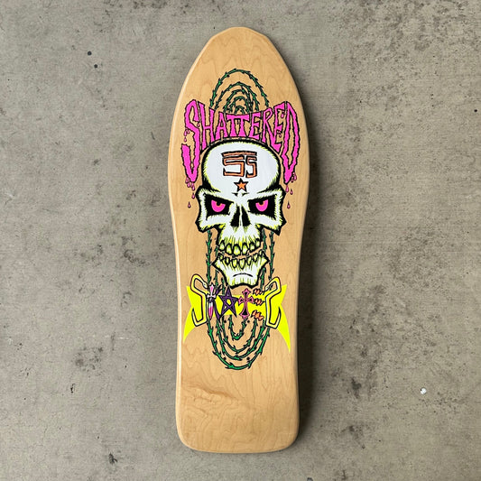 Vintage Shattered Skates Skateboards Have A Hard Day Model