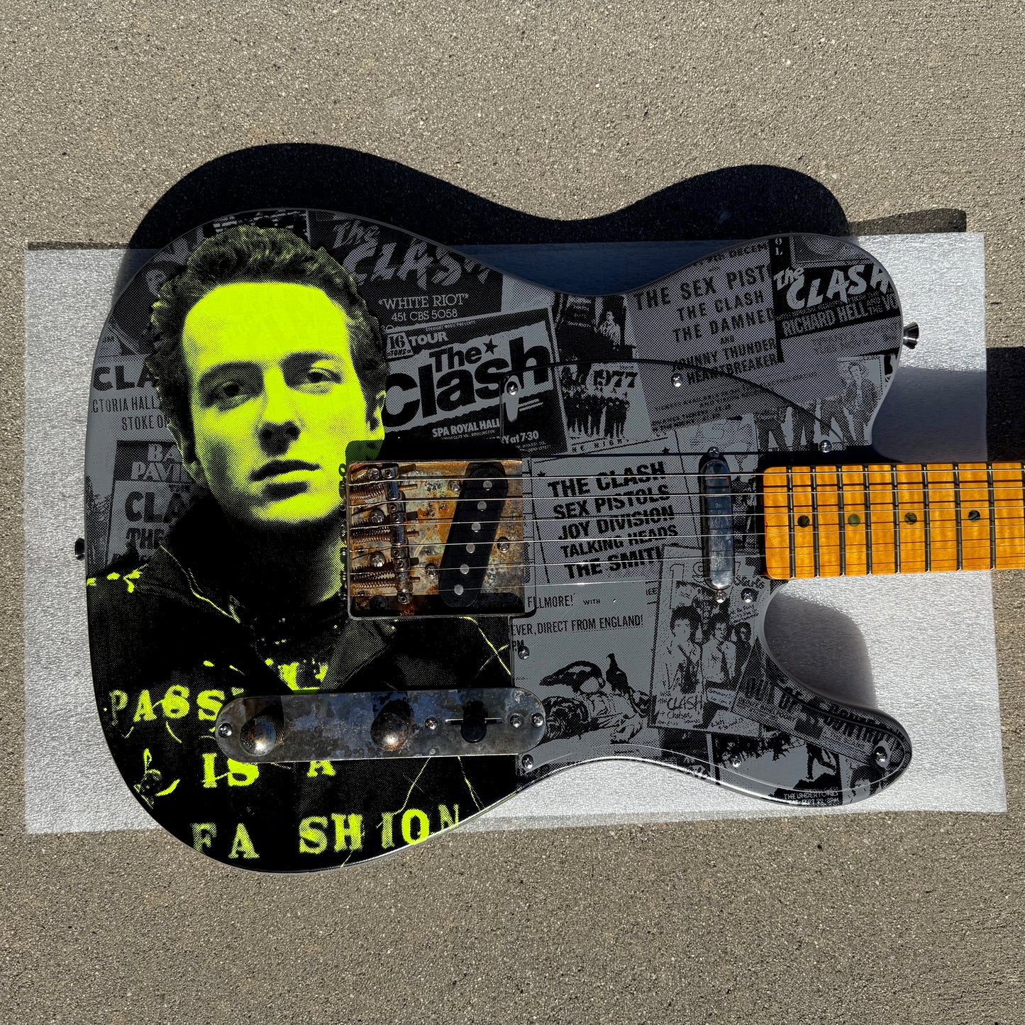 Artwork Joe Strummer Dedicated Telecaster