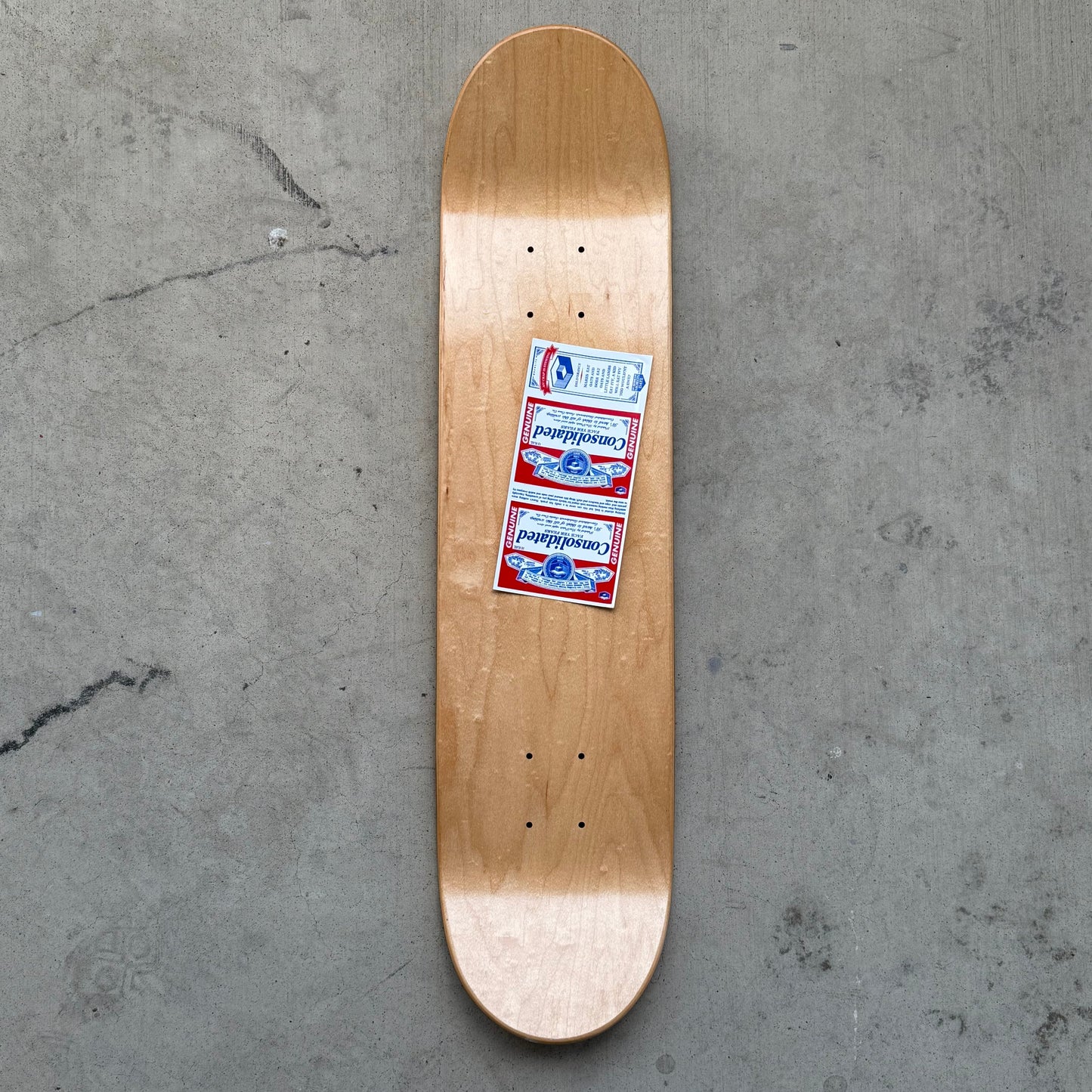 Vintage Consolidated Skateboards Alan Petersen Corn Head Model 2002