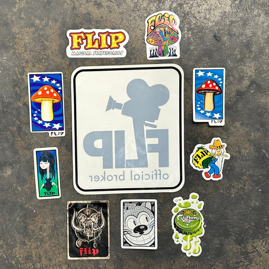 Vintage Sticker Pack Flip Skateboards 2 Tom Penny, Geoff Rowley, Arto, Rune...